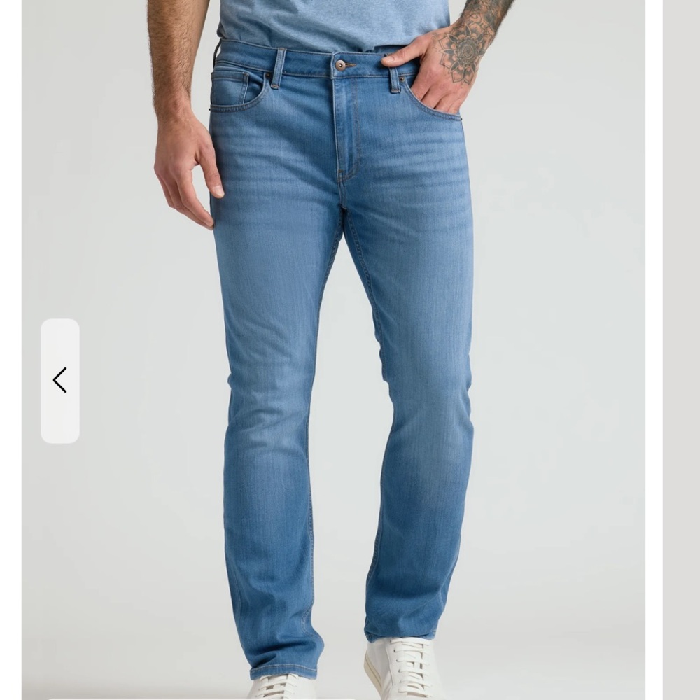 NEW True Classic mens 5 pocket jeans size 38 x 32